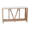 Flash Furniture 52 W, 14 L, 32 H, Engineered Wood, Warm Oak/Marble ZG-034-WOAK-MARB-GG - alternate 3